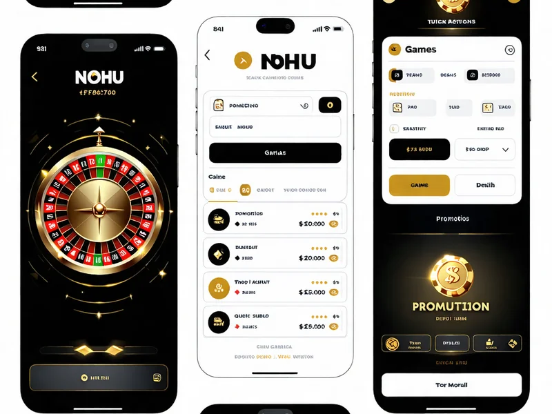 Giao diện người dùng thân thiện của ứng dụng NOHU90, hiển thị các tính năng điều hướng dễ dàng.