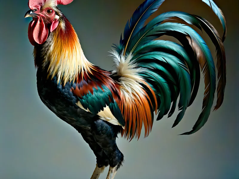 Gà Asil Ấn Độ mạnh mẽ trên NOHU90