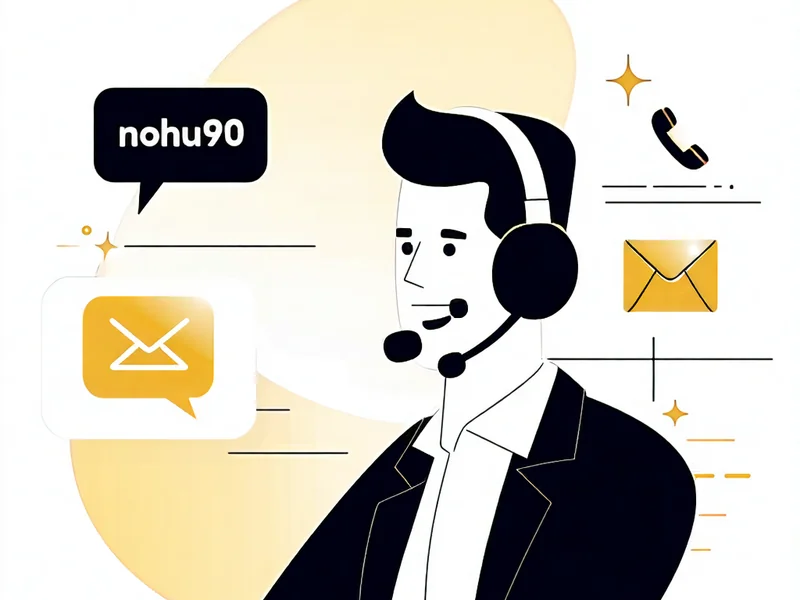 Hình ảnh minh họa dịch vụ hỗ trợ khách hàng 24/7 của NOHU90, với biểu tượng tai nghe và nhân viên tư vấn thân thiện, sẵn sàng giải đáp mọi thắc mắc