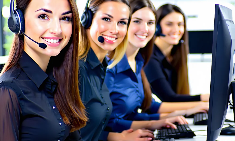 Hình ảnh đội ngũ hỗ trợ khách hàng chuyên nghiệp của NOHU90, sẵn sàng lắng nghe và giải đáp mọi thắc mắc, thể hiện sự tận tâm và dịch vụ chất lượng cao.