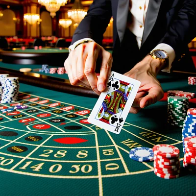 Hình ảnh sòng bạc trực tuyến NOHU90 với người chia bài thật và các trò chơi bài.