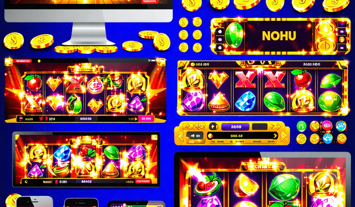 Hình ảnh đa dạng các trò chơi slot Jackpot tại NOHU90, NOHU90.com