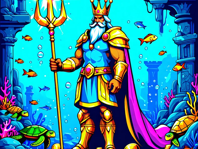 Hình ảnh game slot Vua Đại Dương trên link NOHU90 chính thức