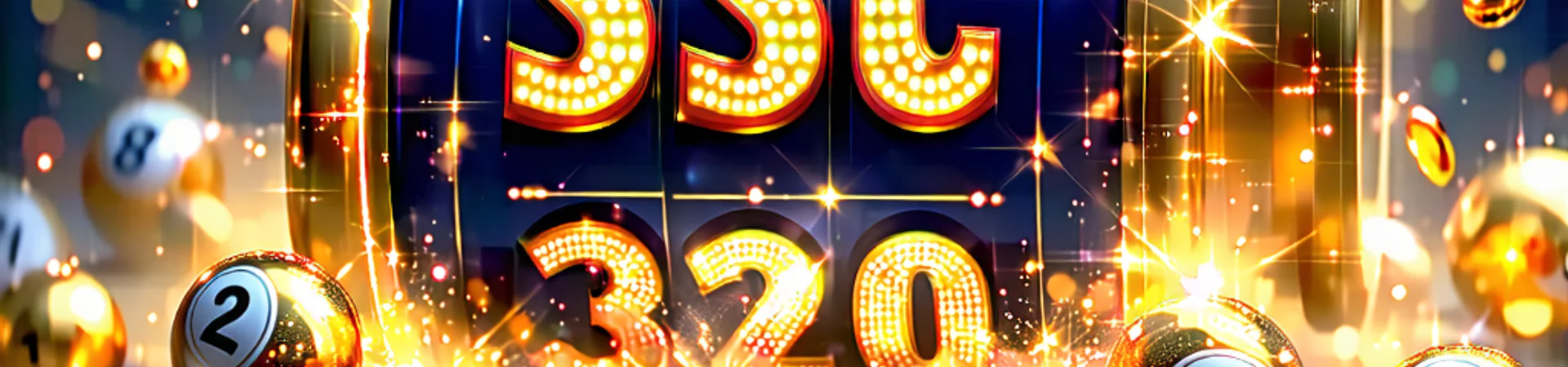 NOHU90 - Banner giới thiệu cách chơi Xổ Số Thời Thời Thải (SSC) với các con số may mắn và hiệu ứng lấp lánh