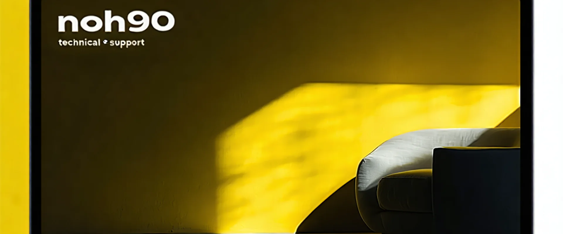 Hình ảnh banner hỗ trợ kỹ thuật NOHU90 chuyên nghiệp với biểu tượng công cụ và đường truyền ổn định