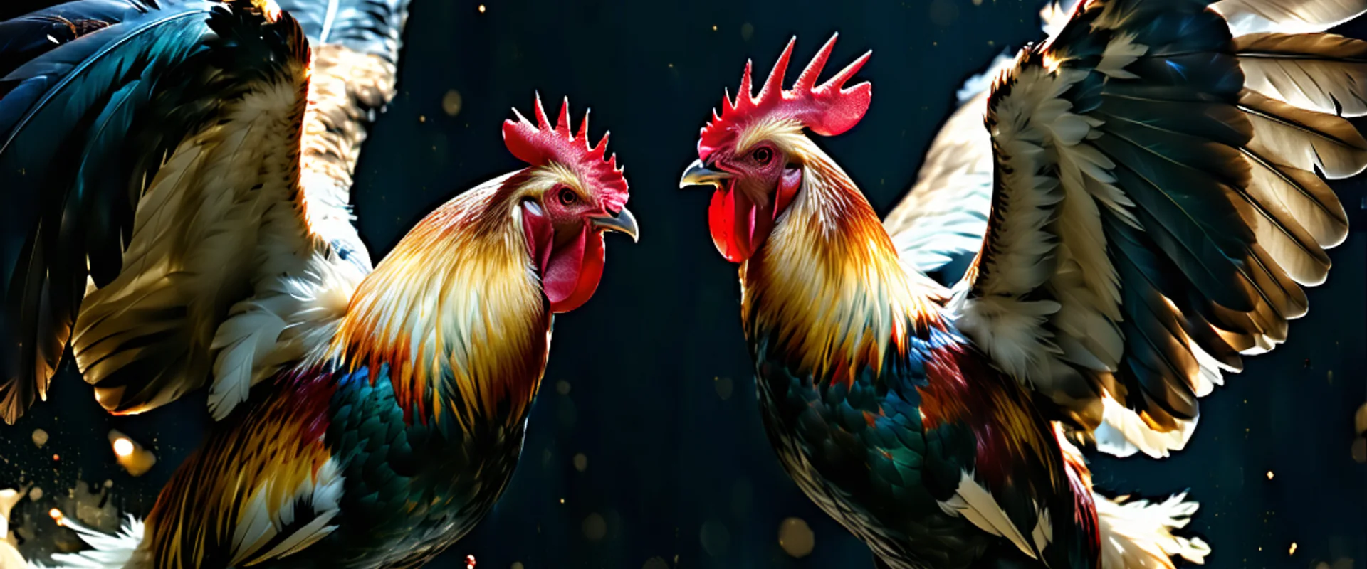 Hình ảnh một trận đá gà kịch tính tại NOHU90