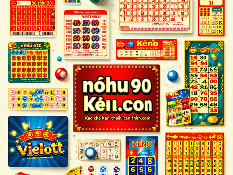 Hình ảnh tổng hợp các loại hình xổ số phổ biến có kết quả trên NOHU90