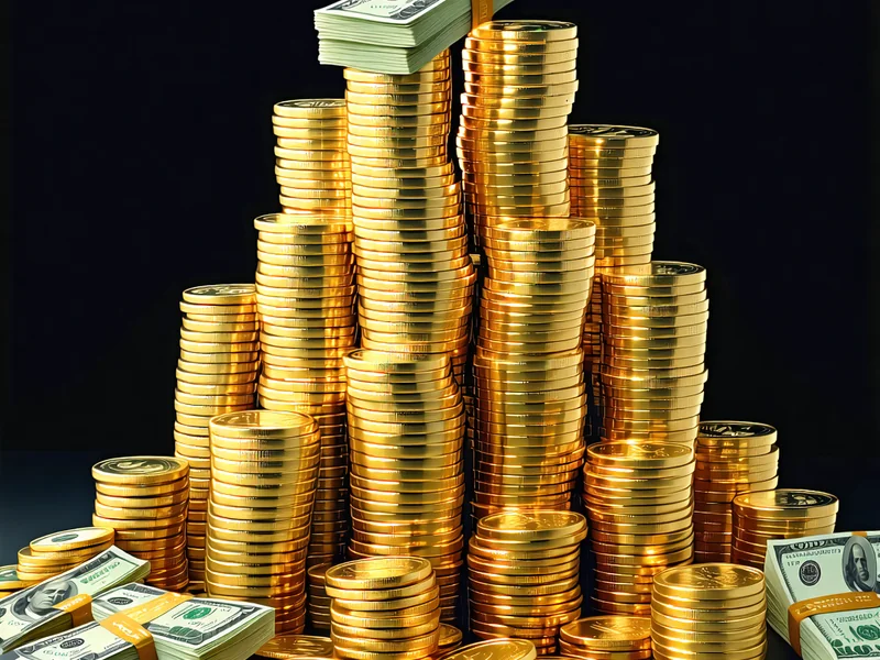 Hình ảnh tiền xu và tiền giấy minh họa sự tích lũy của Jackpot NOHU90