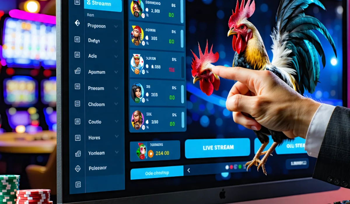 Giao diện cá cược gà chọi chuyên nghiệp của NOHU90