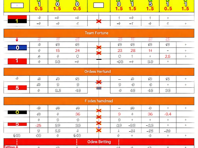 Biểu đồ kèo châu Á với các tỷ lệ chấp khác nhau và ví dụ minh họa.