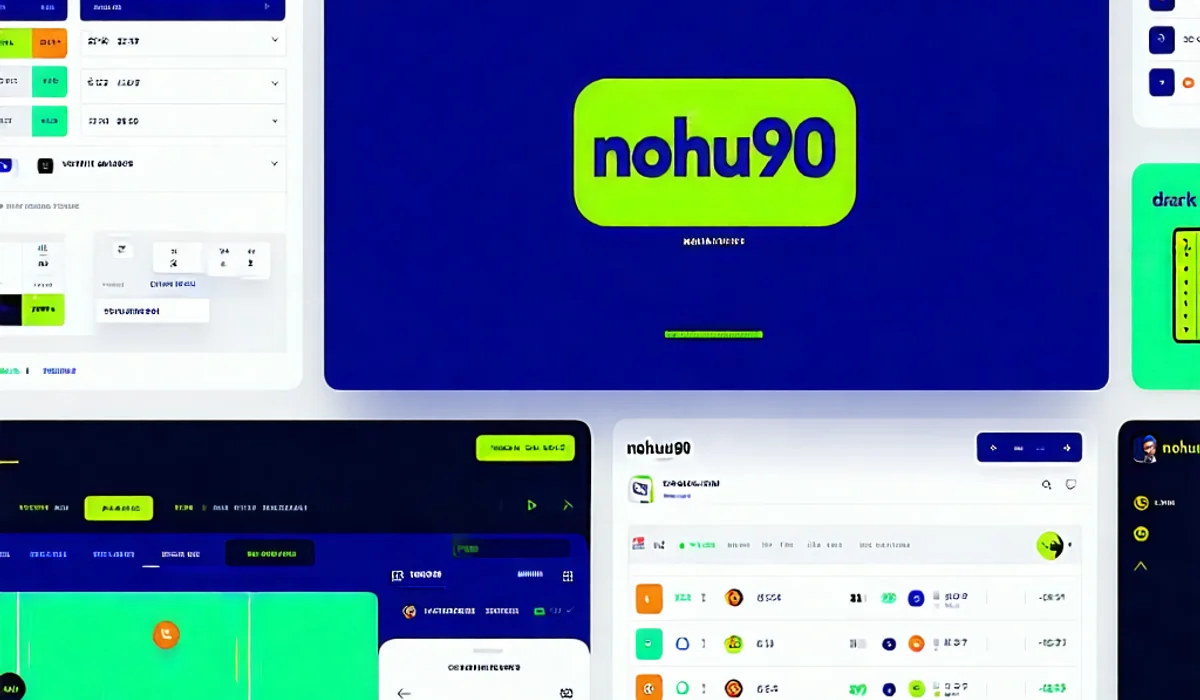 Giao diện tổng quan nền tảng NOHU90, hiển thị các loại hình cá cược thể thao, giao diện người dùng thân thiện, banner quảng cáo các sự kiện lớn.