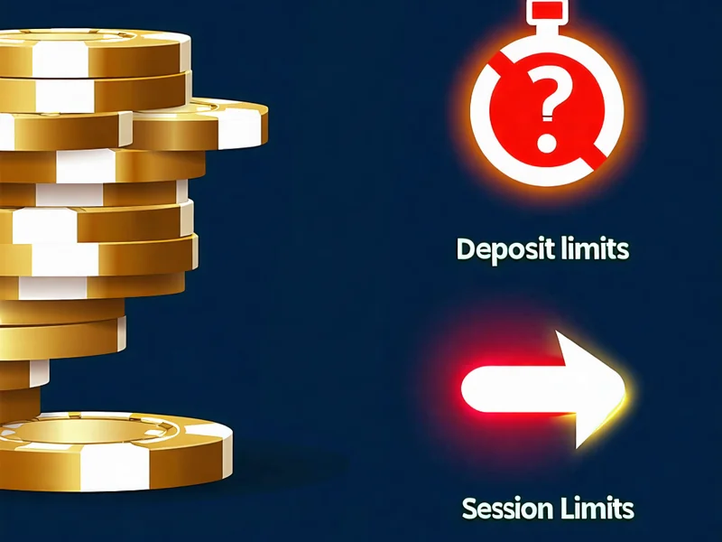 Hình ảnh minh họa các công cụ trò chơi có trách nhiệm của NOHU90, bao gồm giới hạn tiền gửi, giới hạn phiên chơi và kiểm tra thực tế, với các biểu tượng trực quan trên nền màu vàng kim.