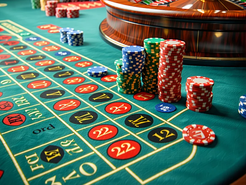 Một góc nhìn khác của bàn Roulette, tập trung vào các khu vực cược ngoài như Đỏ/Đen, Chẵn/Lẻ, Tá, Cột, với ánh sáng vàng và đỏ đặc trưng của NOHU90, mời gọi người chơi tham gia.