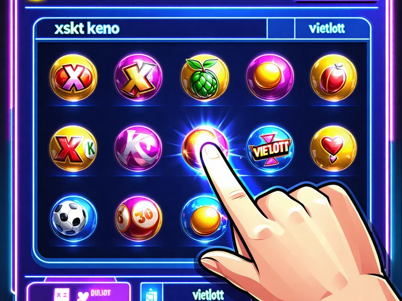 Hình ảnh minh họa bước chọn loại xổ số trên nền tảng NOHU90