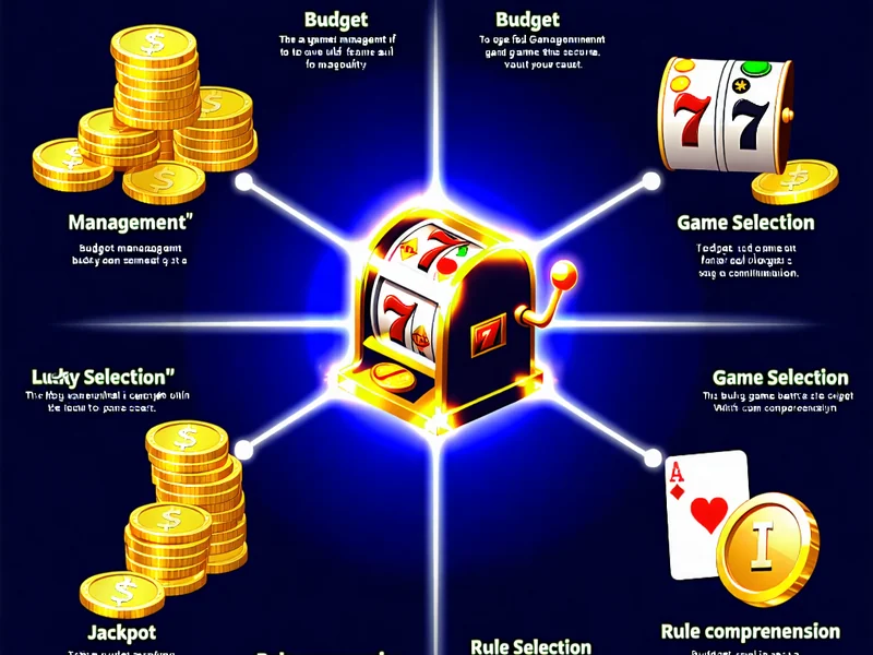 Biểu đồ chiến lược chơi Jackpot trên NOHU90 với các yếu tố như quản lý ngân sách, chọn game và đặt cược thông minh