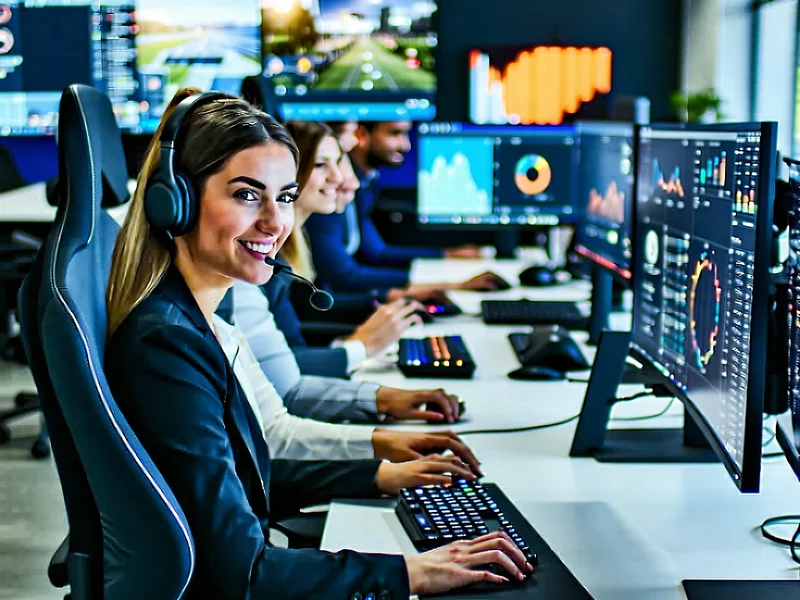 Đội ngũ hỗ trợ khách hàng chuyên nghiệp của NOHU90 đang làm việc